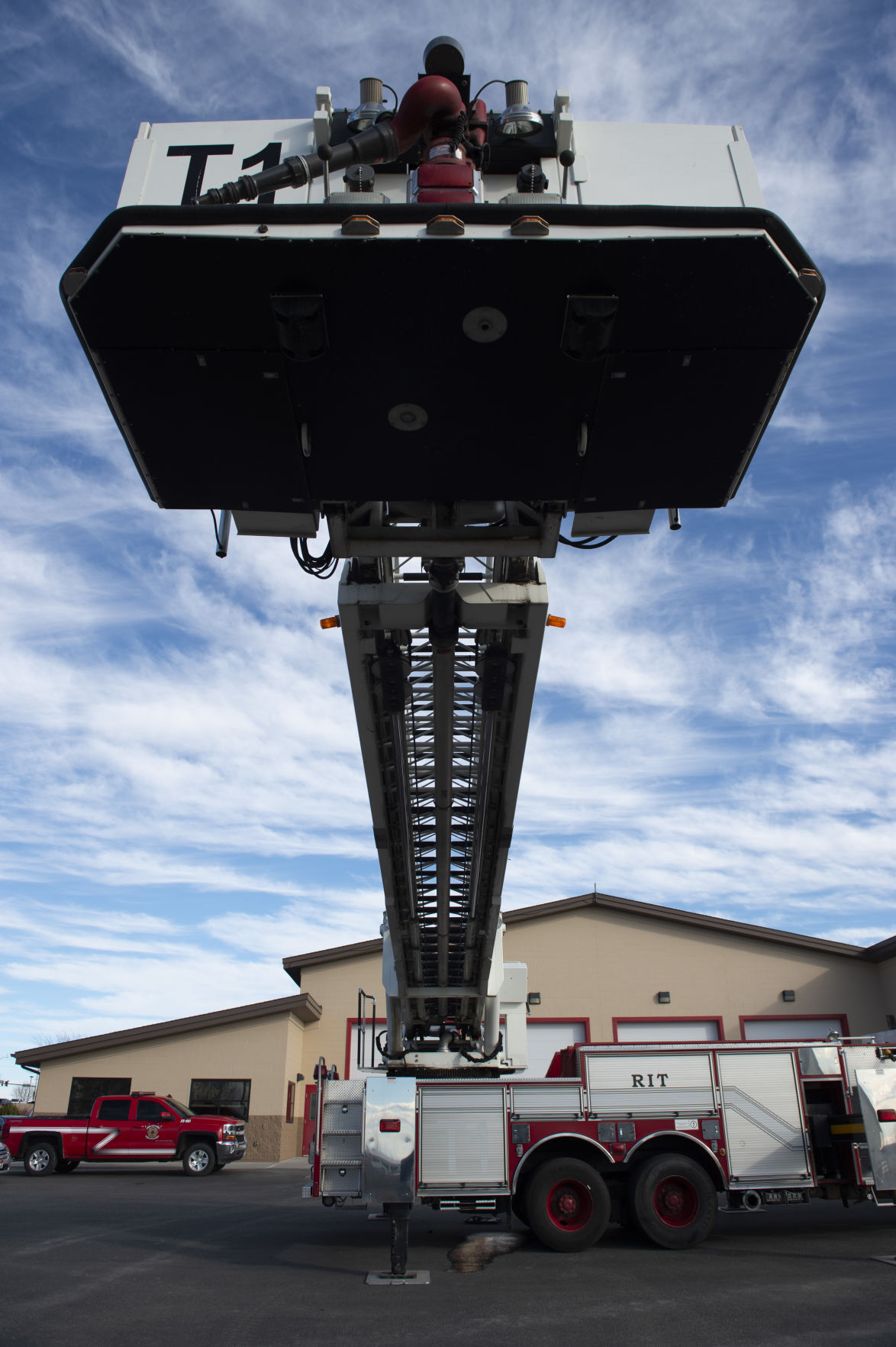 Rock Creek Fire Protection Dist. gets ladder truck from Hill Air Force Base
